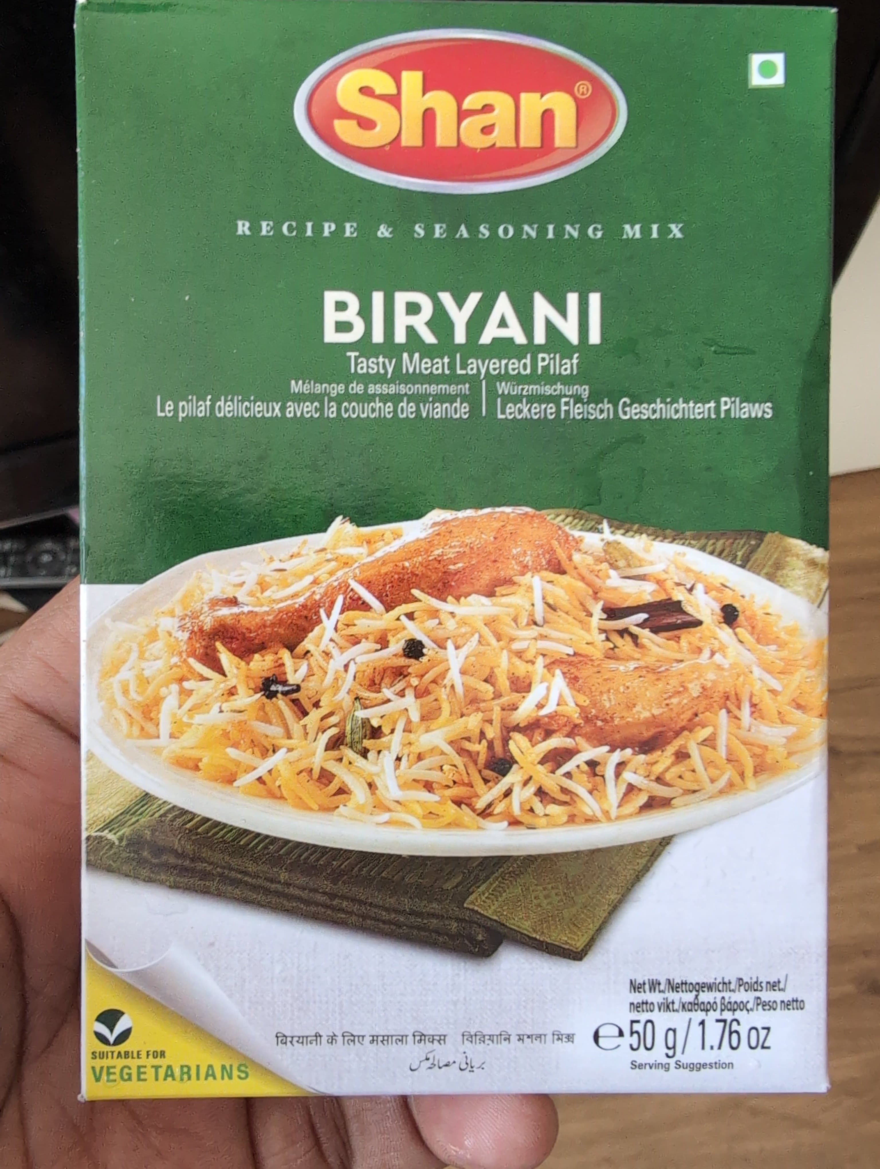 Shan Biryani Mix (Recipe & Seasoning) – 50 g