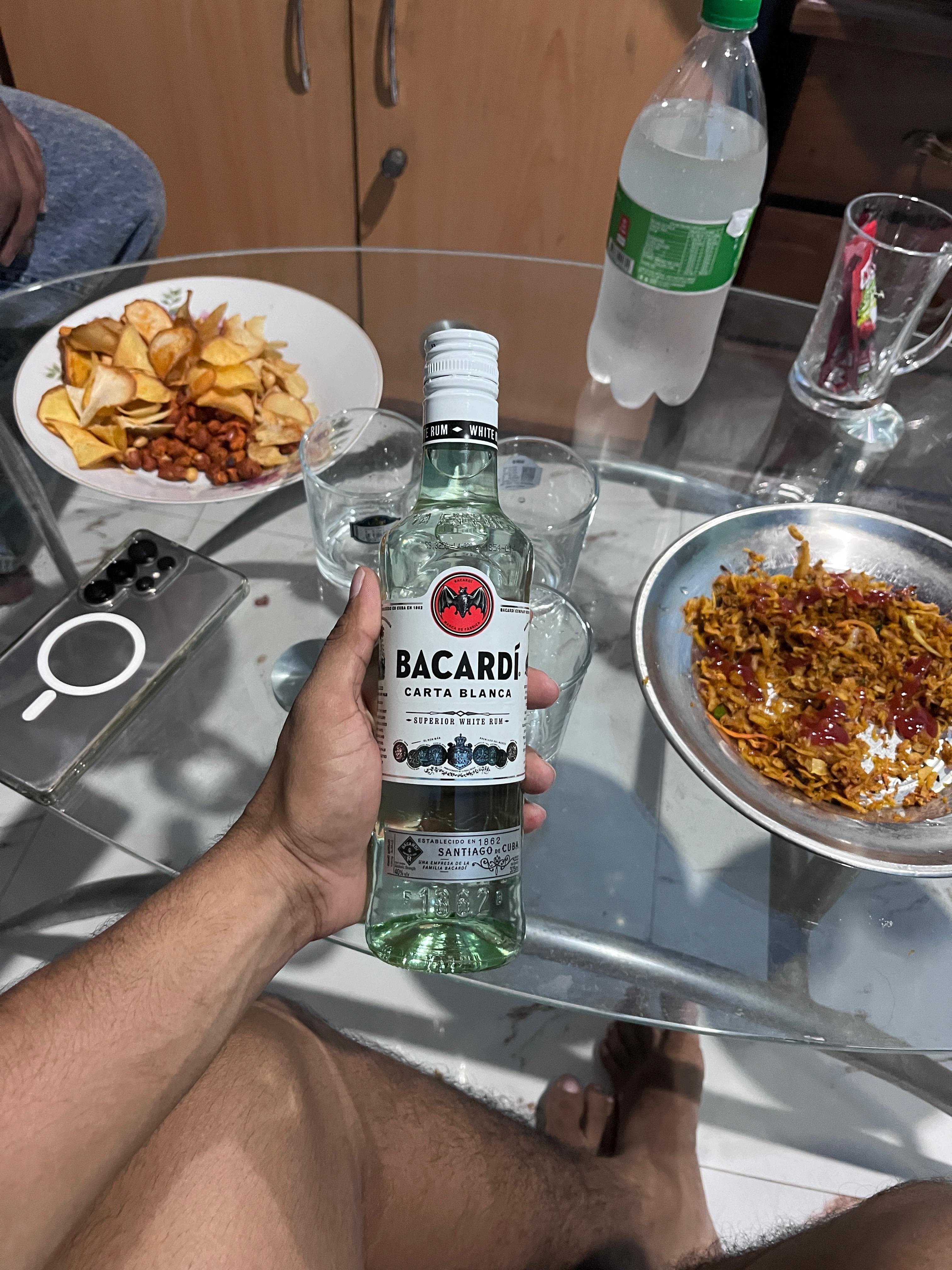 Bacardi Carta Blanca — White Rum (see size/ABV in description)