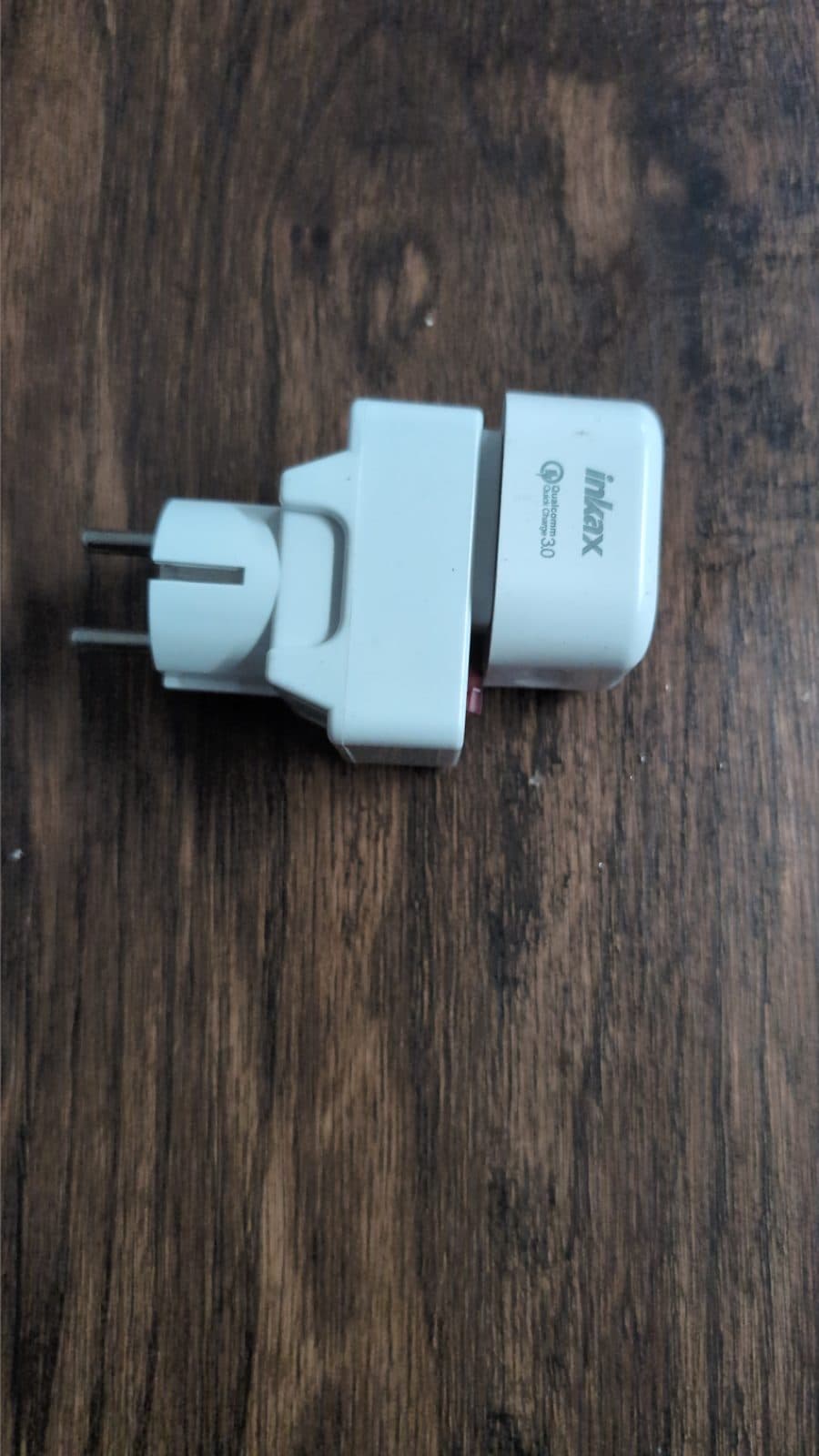 White USB Phone Charger Adapter with EU Plug